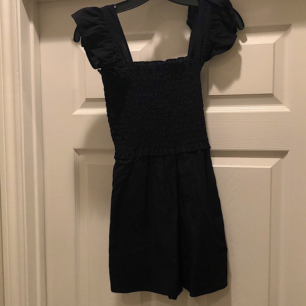 Black Casual Romper